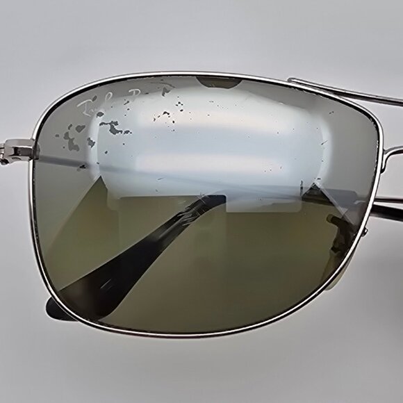 Ray-Ban RB3543 003/5J Chromance Silver Polarized Silver Miror Aviator Sunglasses - Picture 15 of 16